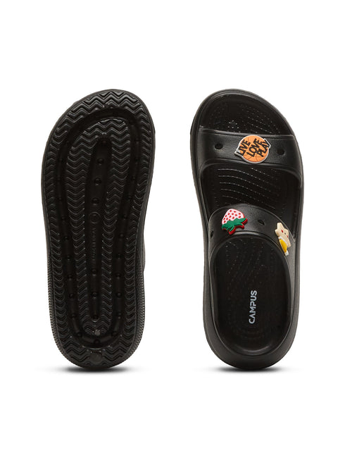 GCW-7004 Black Women's Clogs